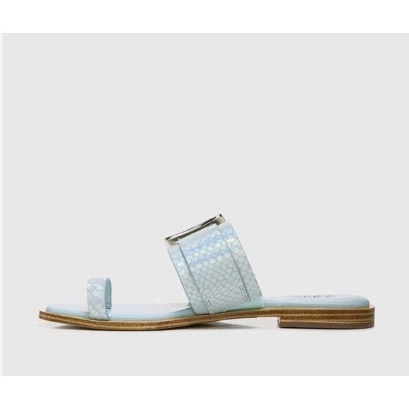 Naturalizer Finola Slide Sandals Dressy Baby Blue Women's Size 6.5 - Picture 3 of 8